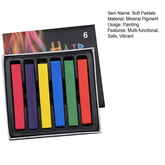 Yousheng 6/12/24/36 Colors Soft Pastels Set Colored Dry Square Chalk Pastels for Drawing Blending Layering Shading Pastels Art Supplies