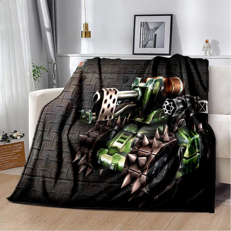 Classic Retro Game Metal Slug Gamer Soft Plush Blanket,Flannel Blanket Throw Blanket for Living Room Bedroom Bed Sofa Picnic Kid
