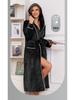 Unisex Hooded Flannel Bathrobes - Extra-Long, Plus-Size, Perfect for Autumn & Winter Lounging