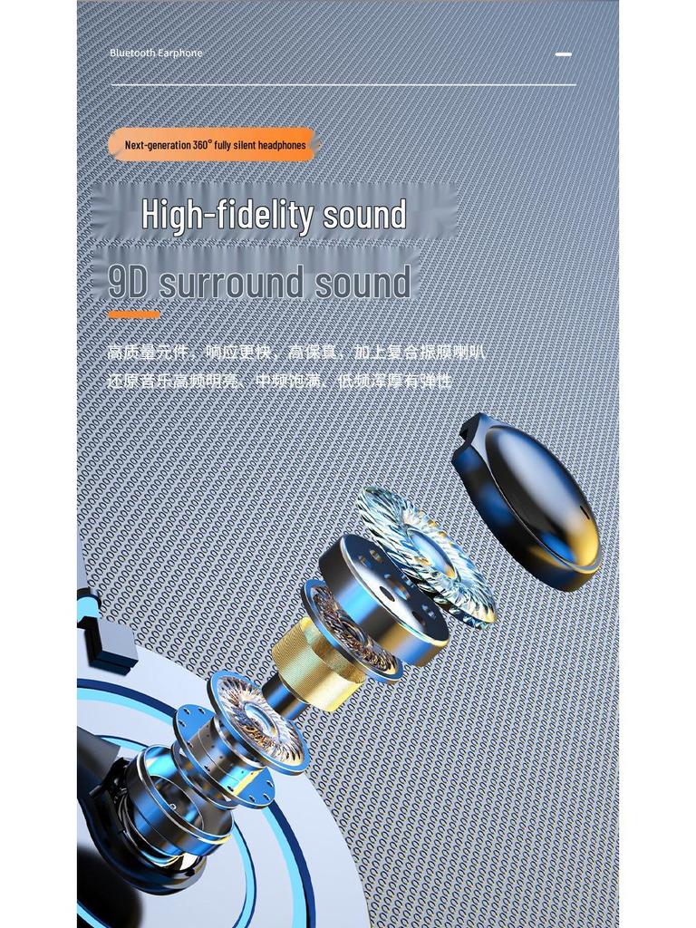 Premium Cross-Border x52 Wireless Bluetooth Ear Clip Sports Headphones