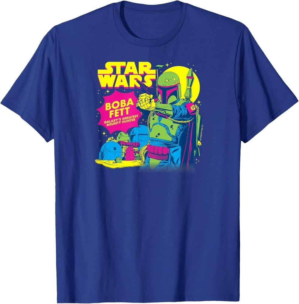 Star Wars  Boba Fett Movie Photo Card TShirt Unisex T-Shirt L