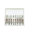 10pcs Dental Diamond Polishing FG High Speed Burs Dental Polishing Burs for High Speed Handpiece CD-54F