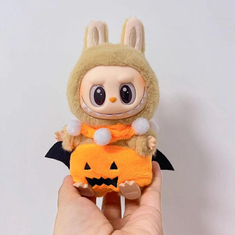 [Only Clothes] Labubu Halloween Bat & Pumpkin Keychain Set