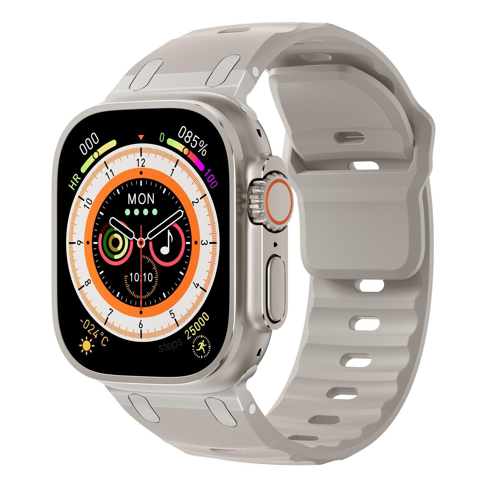 

Strap for Apple watch ultra 2 band 49mm 45mm 44mm Stainless Steel correas Sport Silicone bracelet iwatch Series 9 8 7 SE 10 46mm 42 44 45 49 S10-46mm звезда