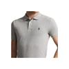 Polo Ralph Lauren Solid Fit Short Sleeve Polo Shirt Men tops Gray 710941439004