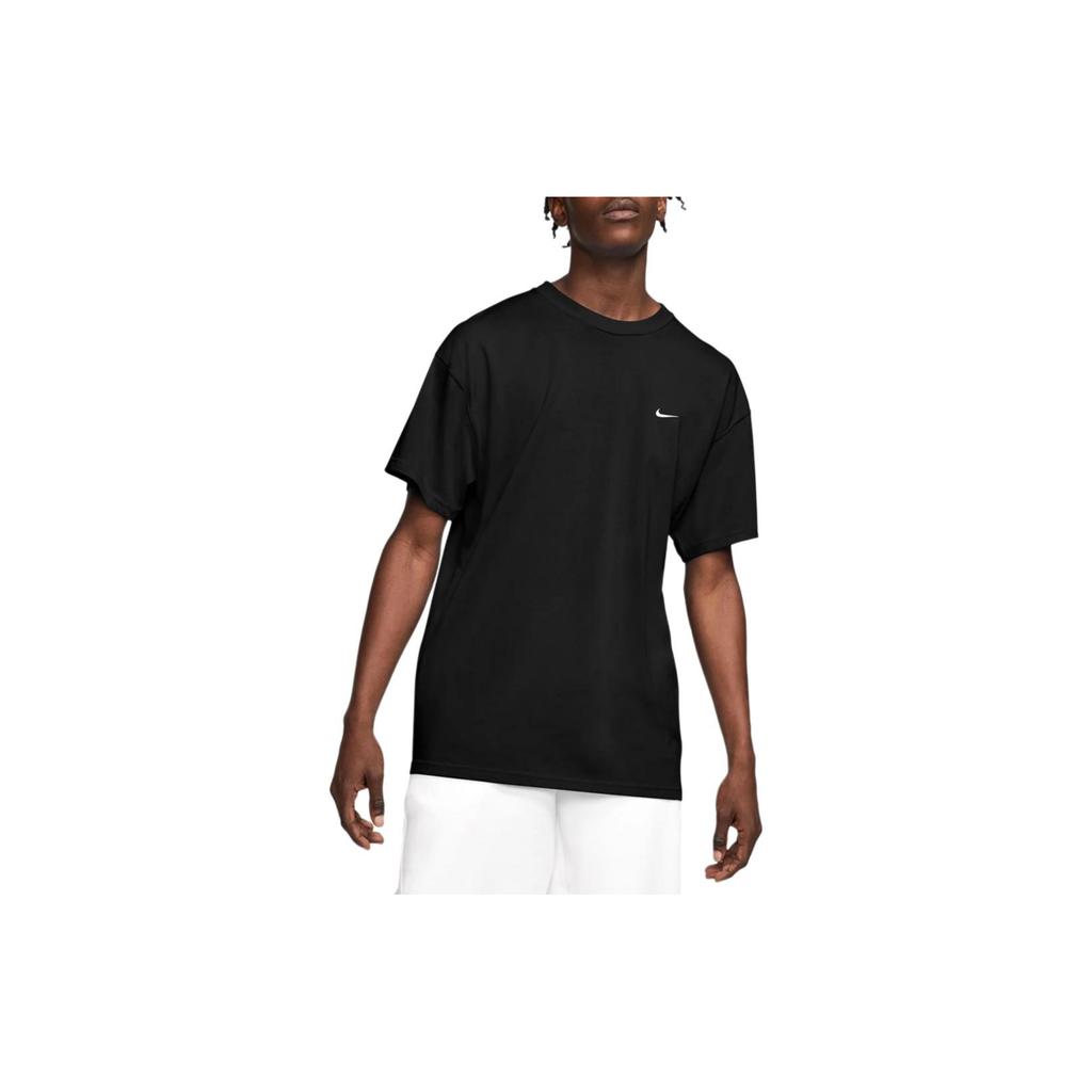 Nike Lab Solo Swoosh Essential Sports Short Sleeve T-Shirt Men Tops Black DA0321-010