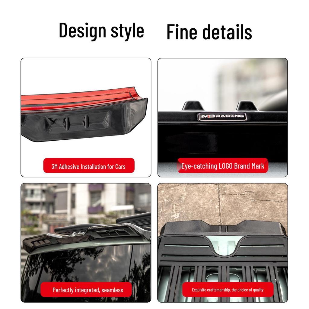 BYD Leopard 7MC Bohrloser Heckspoiler Heckflügel Dachspoiler - Auto Außen Dekoration