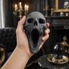 Gotická lebka socha, 3D tištěný model lidské hlavy pro domácí dekoraci, Halloweenské sochy, Model lebky pro knihovnu a pracovní plochu