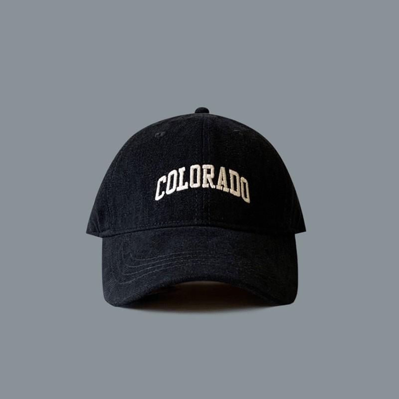 Letter Embroidered Baseball Cap for Women New Wide Brim Big Face Showing Small Big Head Circumference Men's Hat Versatile