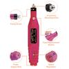 Electric Nail Drill Machine Set,Professional Manicure & Pedicure Kit With 6 Drill Bits, Usb Rechargeable & Adjustable Speed