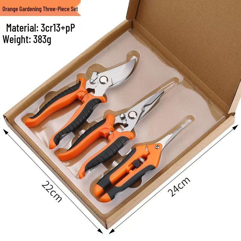 Stainless Steel Folding Pruning Shears for Tree, Flower & Fruit Branches