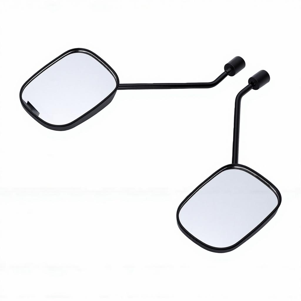 Handlebar Bike Mirrors HD Wide Vision Adjustable Angle Universal Bicycle Rear View Mirror for Motorcycle Bikes 8mm