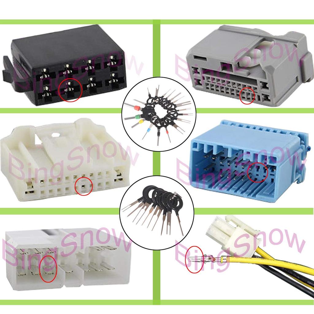 70 Pcs Terminal Removal Key Tool, Pin Extractor Puller Repair Remover for Most Connector Terminals