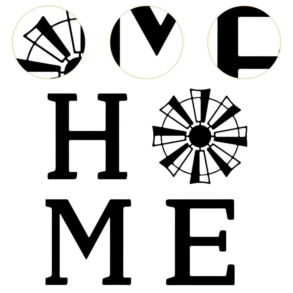 Farmhouse Home Signs Ideal Gift Aesthetic Home Letters Wall Art for Laundry Rooms Living Room Dining Room Hallways Entryway