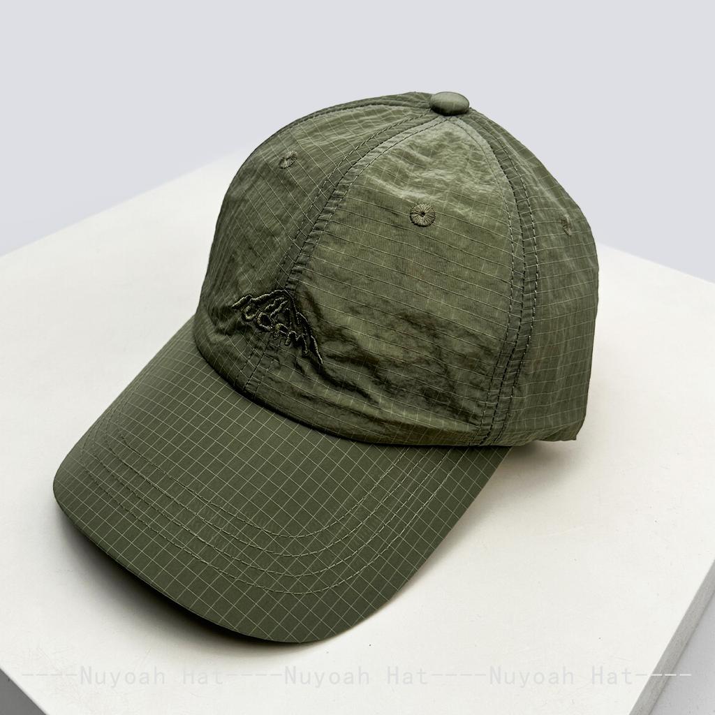 Quick-dry Embroidered Mountain Letters Baseball Hats Sunshade Plaid New Men Women Versatile Outdoor Fashion Peaked Caps Personal
