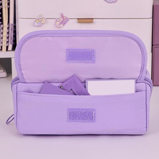 Yousheng Large Pencil Case, Wide Opening Pencil Pouch with Zipper, Multi-layer Aesthetic Pen Bag for Teens Girls Women, Portable Pen Holder for Office