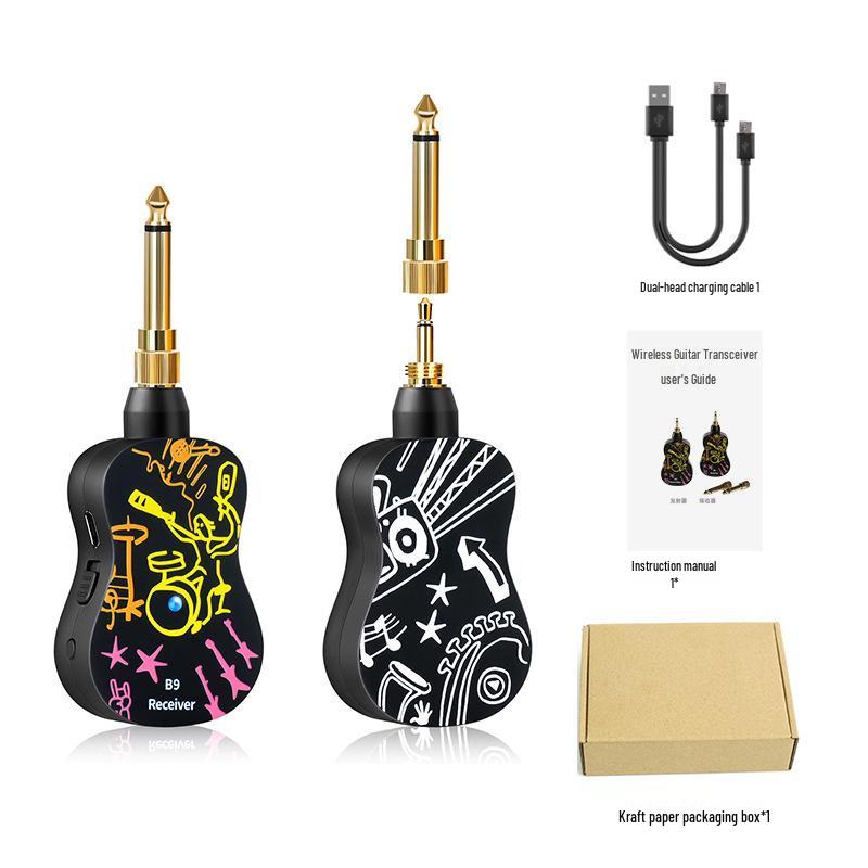 A8 A9 Wireless Audio Transceiver for Folk Guitar