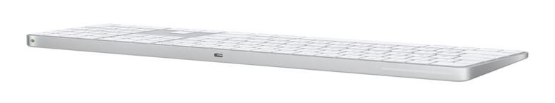 Apple Magic Keyboard with Touch ID and Numeric Keypad for Mac Models with Apple Chip, English (International), White Keys, MXK73Z/A