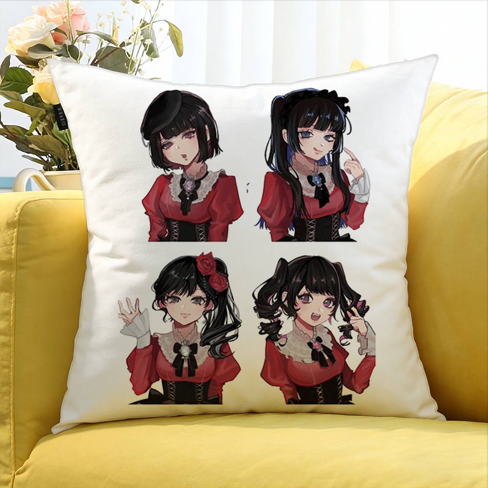 P-Phantom Siita M-Miu M-Mona R-Rinka H-Hisui World Various Sizes Square Pillow Case For Car Home Bedchamber Decor