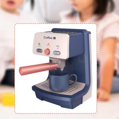 Kids Coffee Machine Toy Early Educational Toys with Light and Sound Kitchen Playset Role Play for