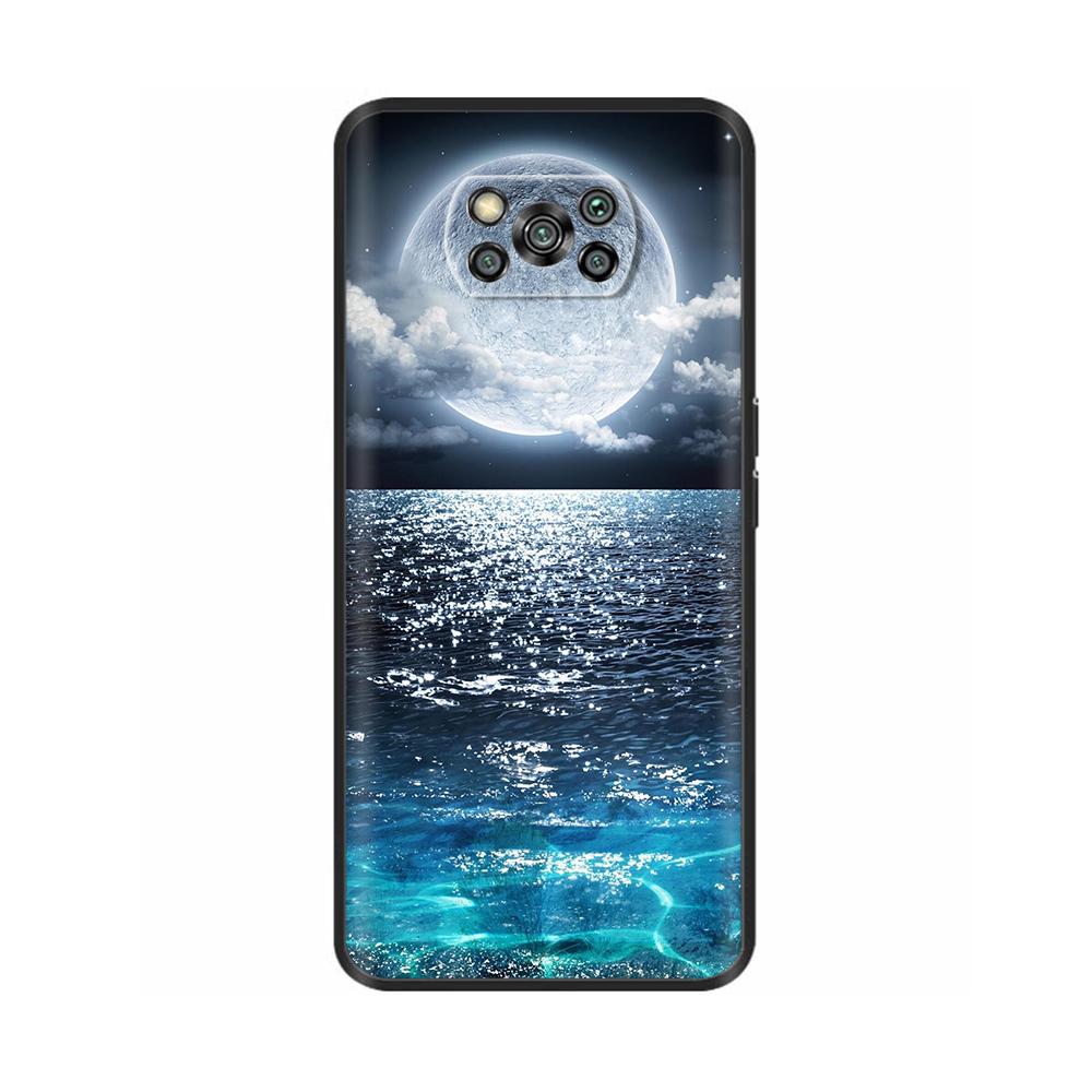 For Xiaomi Poco X3 NFC Case Printed Cartoon Silicone Back Cover Soft Bumper Phone Case For POCO X3 Pro X 3 TPU Case Funda 6.67''