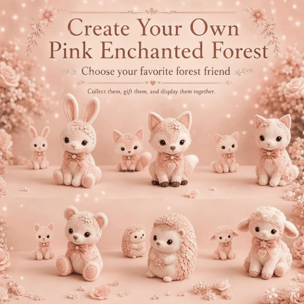 Creative Design Animal Patchwork Set Material Pack Animal Toy Craft DIY Sewing Kit  For Craft Lover