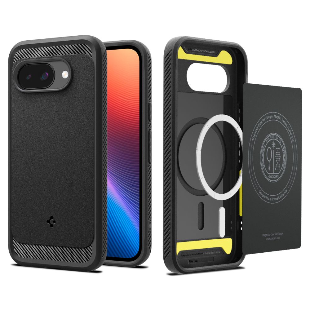 Spigen Rugged Armor Mag Magsafe Google Pixel 9A Mattschwarz