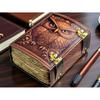 Owl Leather Grimoire | Witchcraft Spell Book, Handmade