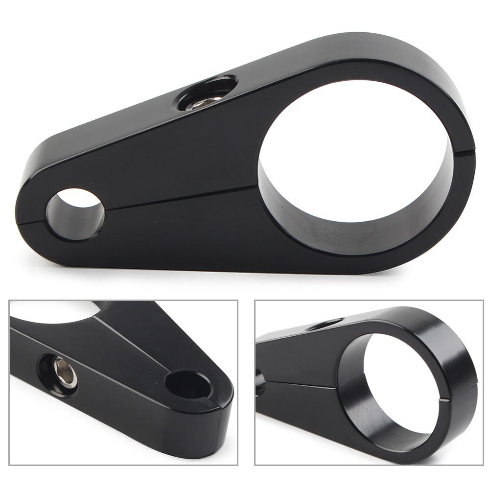 Chrome/Black 1.25" Motorcycle Handlebar Brake Clutch Cable Wire Clamp Holder For Harley for Honda for Kawasaki for Yamaha