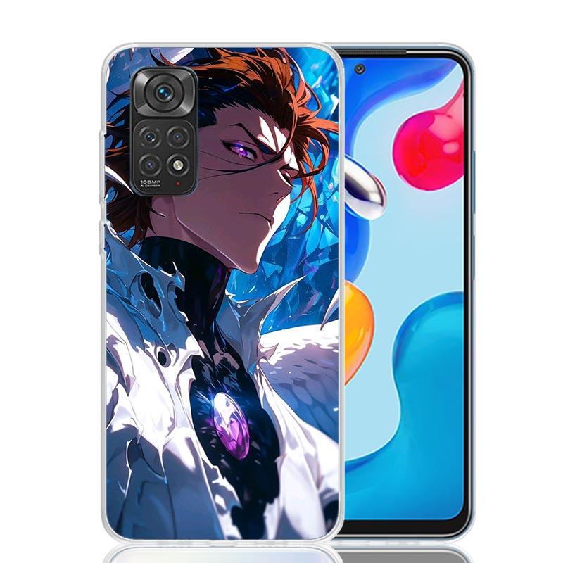 Aizen Sousuke Bleach Phone Case For Xiaomi Redmi Note 15 14 13 12S 12 Pro Plus 11S 11E 11 11T 10S 10 Art Soft Pattern Cover Redm