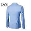 Suit Jacket Men Blazer Single Button Solid Color Turndown Collar Lapel Plus Size Slim Pockets Coat for Office Male