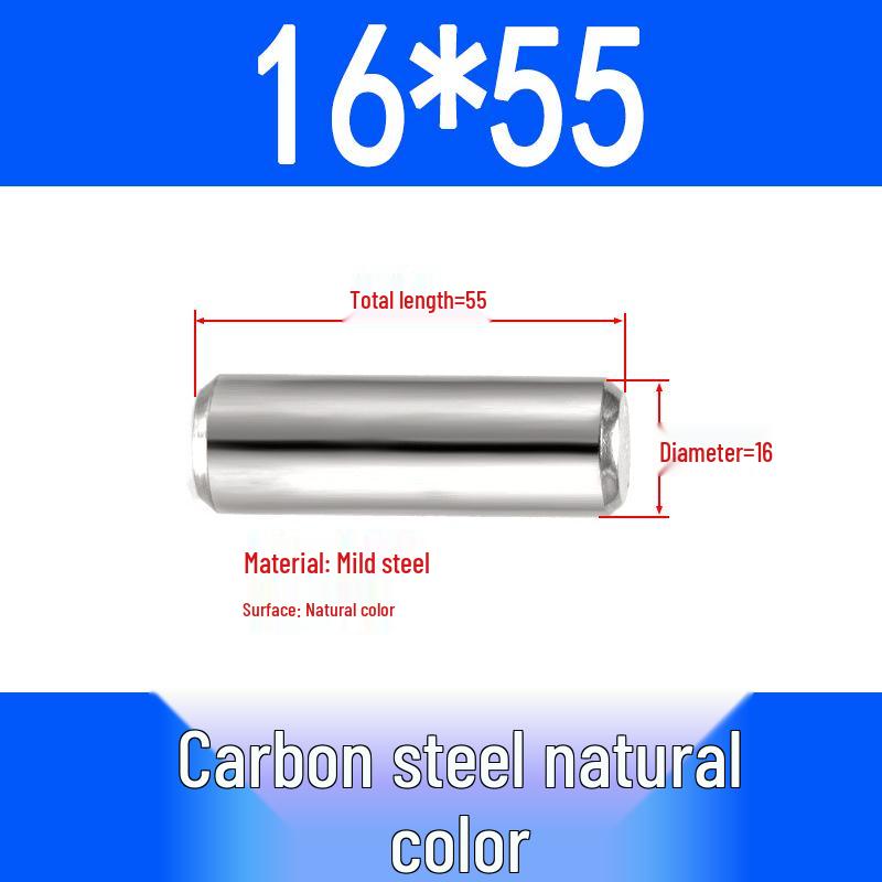 GB119 Iron Cylindrical Positioning Pin - Solid Pin Shaft M3M4M5M6M8M10M12
