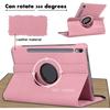 Coque de Protection - BOOLING - pour Samsung Galaxy Tab S9 - Antichoc - Rotatif 360° - Rose