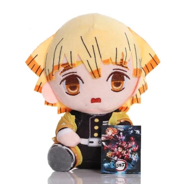 Demon Slayer Plush Stuffed Toys Tsugikuni Yoriichi Michikatsu Akaza Cartoon Anime Figure Doll Children Birthday Gift s Cuddly Fluffy Huggable Kawaii