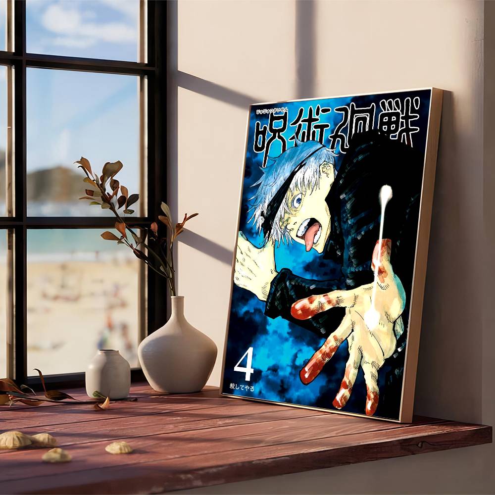 Anime J-Jujutsu K-Kaisen Good Quality Prints and Posters Waterproof Paper Sticker Coffee House Bar Posters Wall Stickers