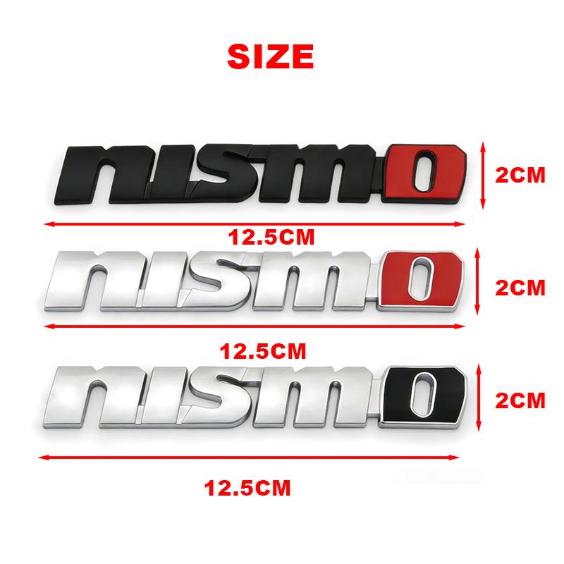 1pcs ABS Car Body Emblem Trunk Badge Sticker Decoration For Nismo Nissans Tiida Teana Skyline Juke X-trail Almera Qashqai Goods