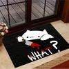 Cartoon Ins Style Cat Knife Welcome Rugs Kitchen Front Door Mats Living Room Bedroom Entry Doormat  Washable Non-slip Floor Mat
