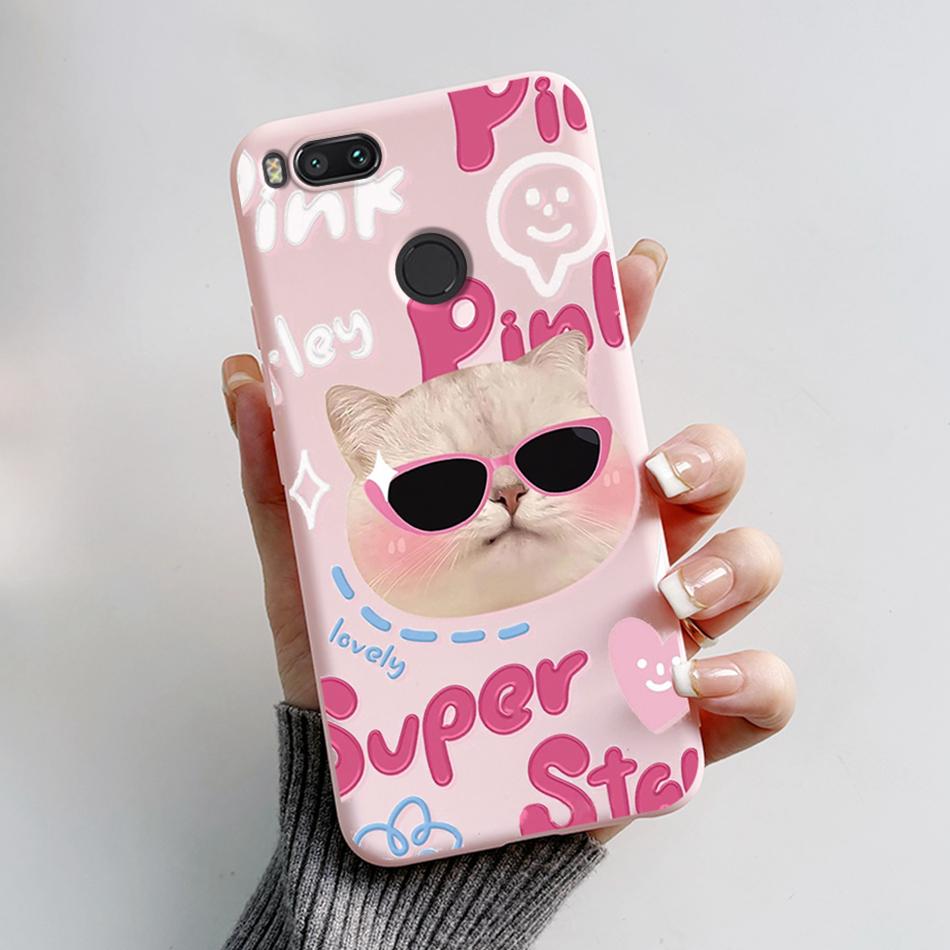 For Xiaomi Mi A1 Case Xiaomi Mi 5x Cute Bear Cartoon Frog Soft Silicone TPU Phone Back Cover Bumper For Xiaomi MiA1 Mi5X Fundas