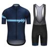Men Women Cycling Jersey Bib Shorts Set Breathable Mountain Road Bike Outfit