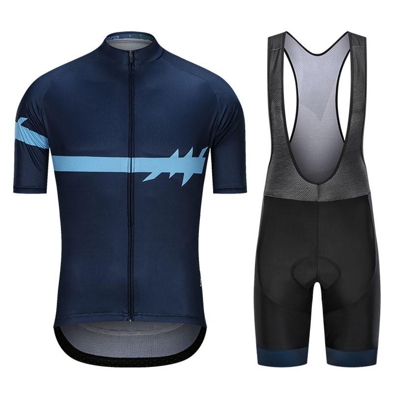 Men Women Cycling Jersey Bib Shorts Set Breathable Mountain Road Bike Outfit