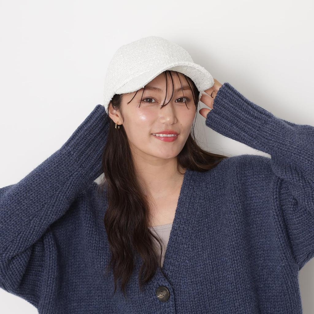 Moonbat PAUL & JOE ACCESSOIRES Tweed Cap, Monotone, Women's, 71270, White