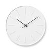 Lemnos Divide NL17-01 WH Wall Clock, White, Analog