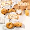 2Pcs Miniature Bread Plushie Keychain Portable Food Themed Bag Accessory Fun Stuffed Toy Bags Pendant for Student