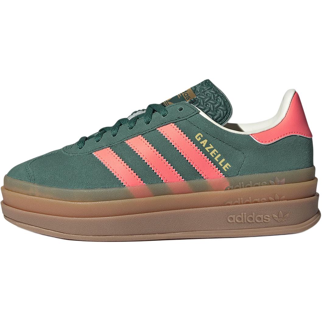 

Adidas Originals Gazelle Bold Comfortable Versatile Low-Top Kids Casual Shoes Kids Casual Shoes Green JQ7408 38⅔