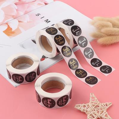 500Pcs/Roll Thank You Adhesive Label Stickers For Scrapbooking Cupcakes Decor