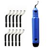 Coltello per rifilatura manuale Sbavatore Raschietto NB1100 Smussatura Rifilatura Rimozione Lega di alluminio Plastica Scarto Utensile per bordi Manico con lama