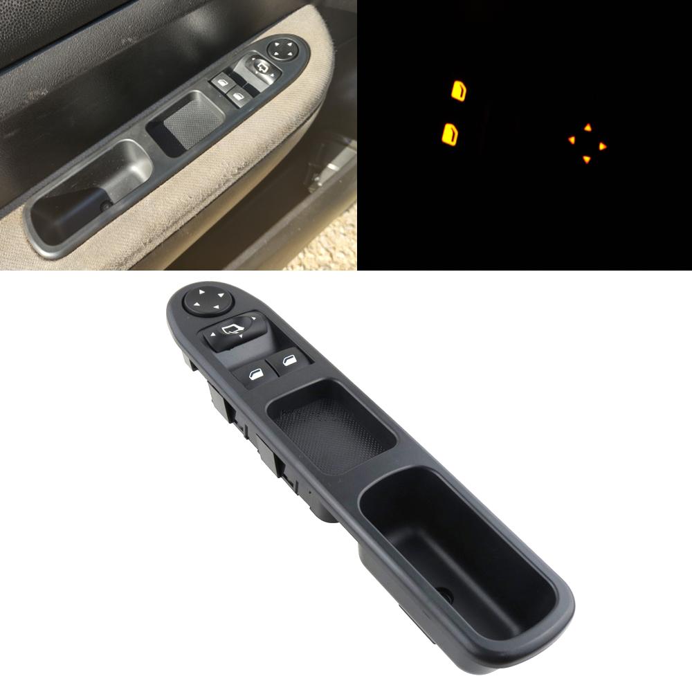 New 96351622XT 6554.E4 Car Nearside Driver Front Electric Window Switch For Peugeot 307 2001 2002 2003 2004 2005 2006 2007 2008 Switches Seat 3