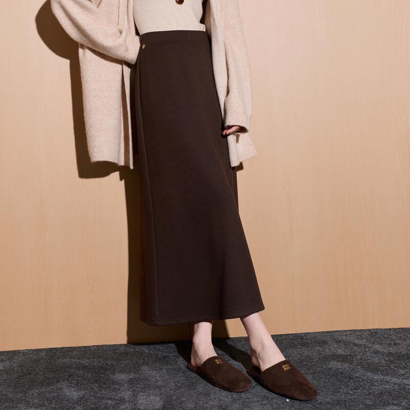 

Sancai 2025 Winter Elegant A-Line Long Skirt S