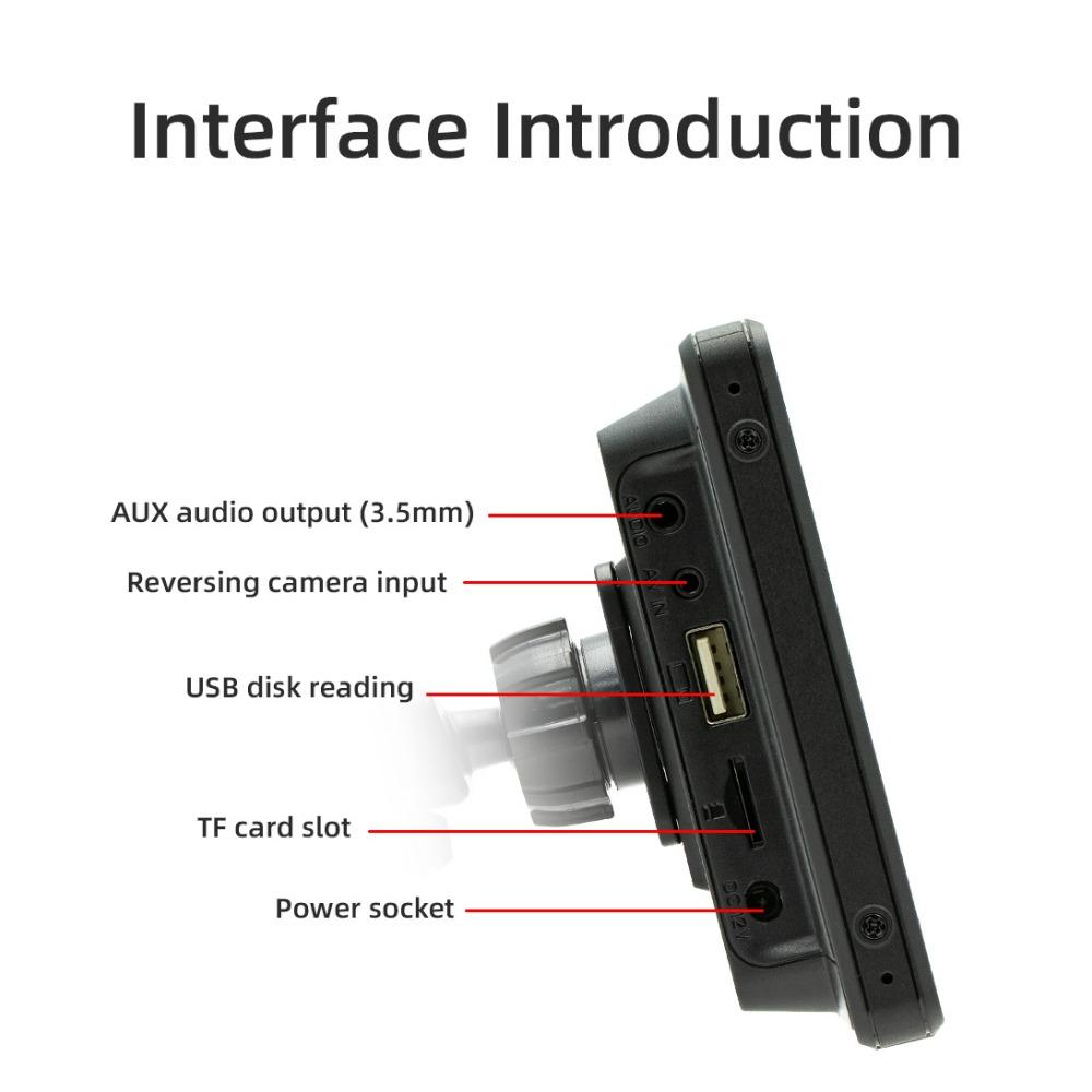 10.26 Inch Portable Wireless Carplay Screen HD Rear Reversing Camera Car Radio DVR MP5 Multimedia Video Player Android Auto