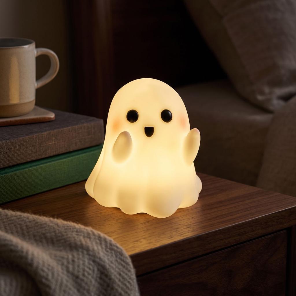 Shaped Tap Light with for Halloween Night Light Decoration